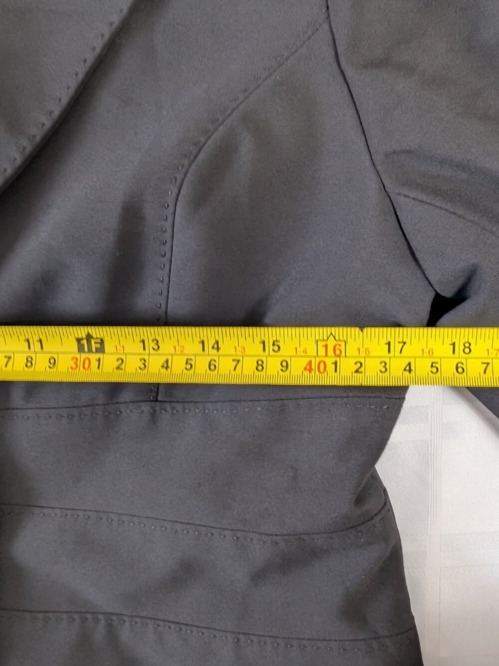 RW&CO WOMEN'S GRAY BLAZER BUSINESS JACKET FASHION FORMAL WEAR SIZE 10 STYLE - Picture 8 of 16